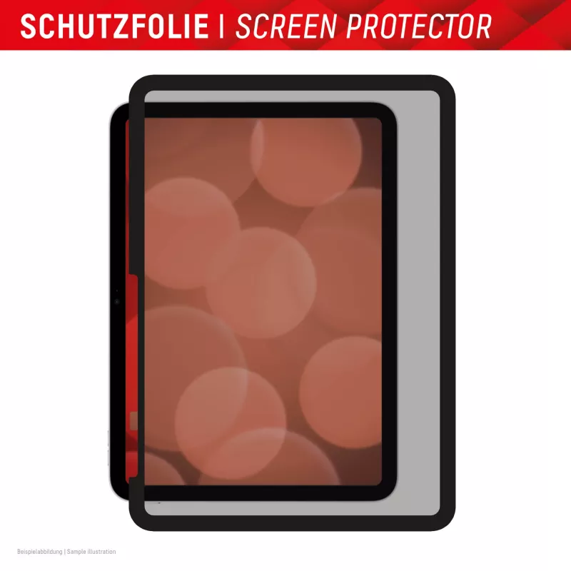 Displex TABLET PRIVACY SAFE noņemams 2-virzienu privātuma filtrs iPad 10,9 collu (10. paaudze) / iPad Air 11 collu (2024/2025)