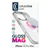 Cellularline Gloss Mag - iPhone 16 Pro Max magnētiskais caurspīdīgais vāciņš ar integrētiem magnētiem bezvadu uzlādei un MagSafe stiprinājumiem