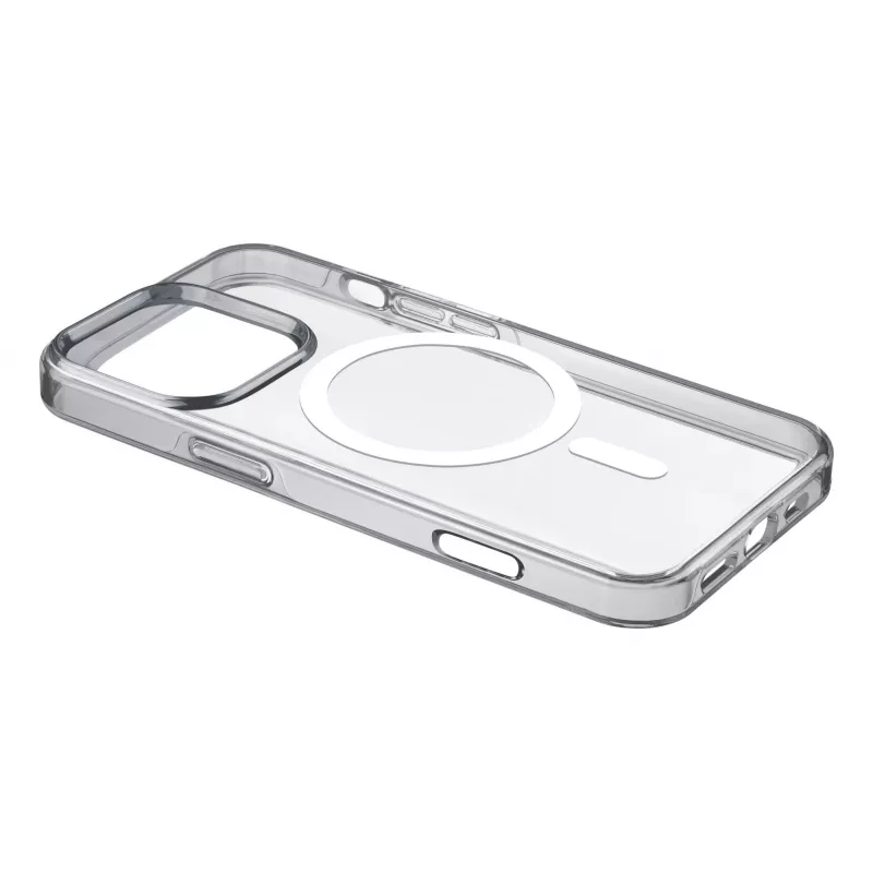 Cellularline Gloss Mag - iPhone 16 Pro Max magnētiskais caurspīdīgais vāciņš ar integrētiem magnētiem bezvadu uzlādei un MagSafe stiprinājumiem