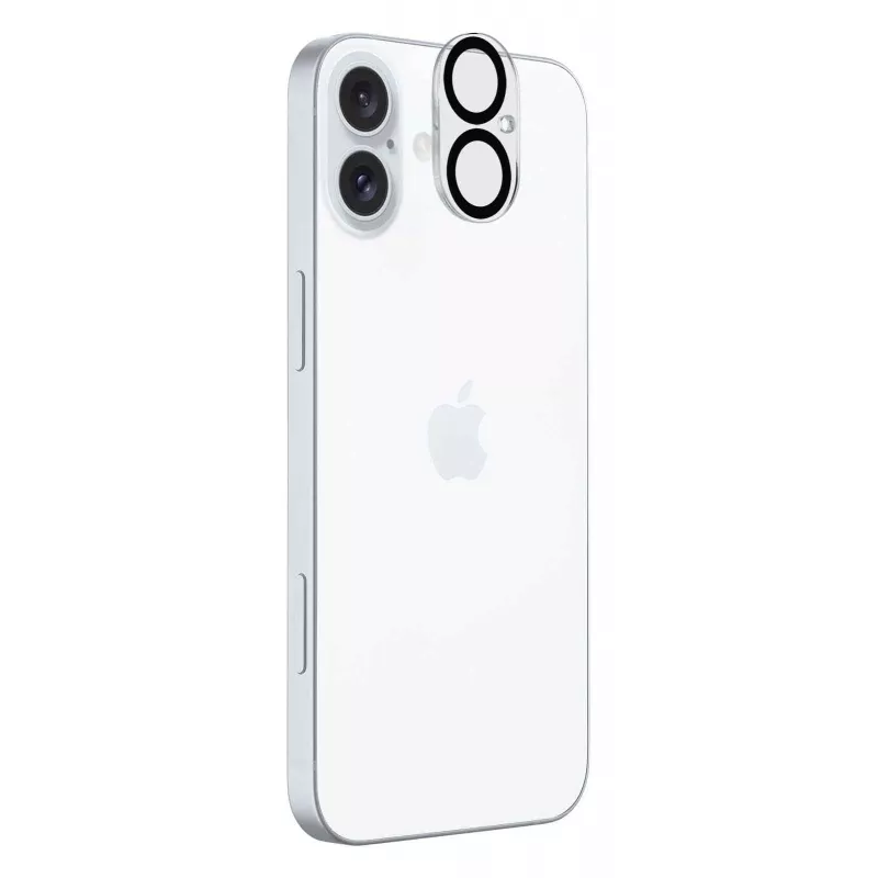 Cellularline Camera Lens aizsargs iPhone 16 - caurspīdīgs, triecienizturīgs