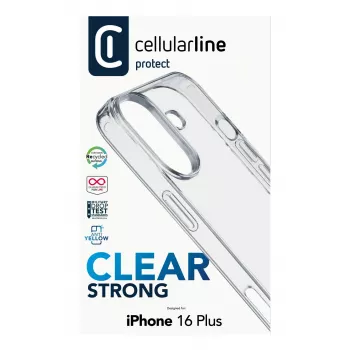 Caurspīdīgs vāciņš Cellularline CLEARDUOIPH16MAXT iPhone 16 Plus 17 cm
