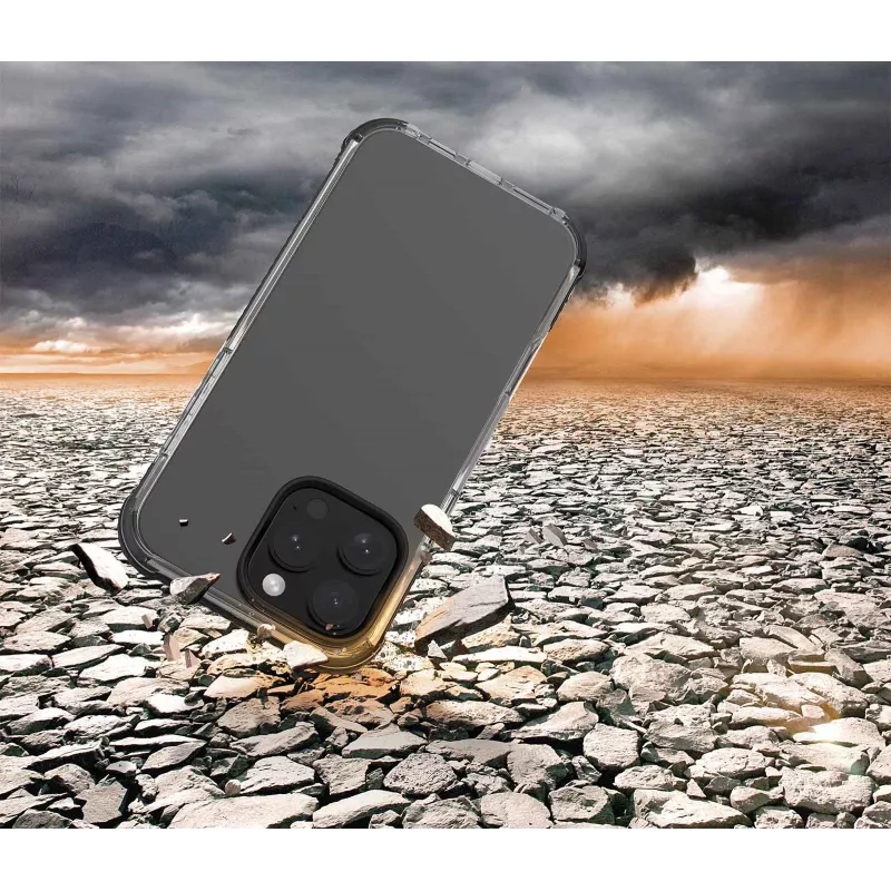 Cellularline Strong Guard apvalks tālrunim iPhone 16 Pro, caurspīdīgs