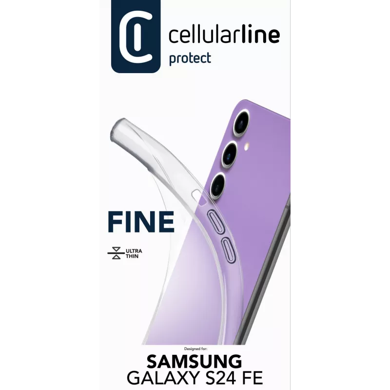 Caurspīdīgs vāciņš Cellularline Samsung Galaxy S24 Fe 17 cm