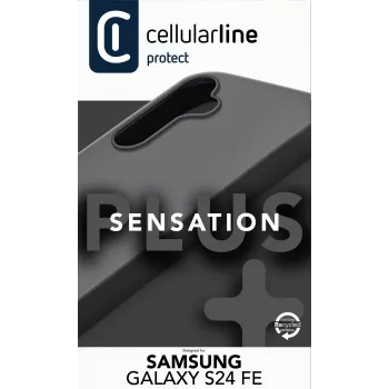 Cellularline Sensation Macītis Samsung S24 FE Melns