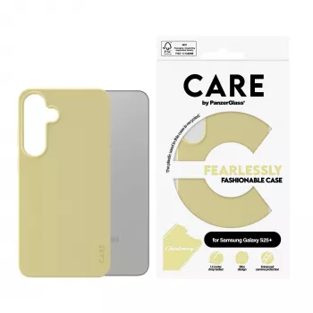 PanzerGlass CARE™ by ® Case Chardonnay Samsung Galaxy S25+ vāciņš, dzeltens