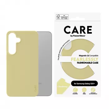 PanzerGlass CARE™ by ® Case Chardonnay ar Qi saderīgs Samsung Galaxy S25+