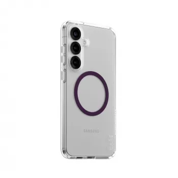 PanzerGlass CARE™ by ® Urban Combat Maciņš Caurspīdīgs ar Plūmju Purpura Krāsu Qi Savietojams Samsung Galaxy S25+