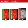 Displex ekrāna aizsargstikls (9H) Apple iPad mini 8,3'' (6. gen./7. gen. 2024), Eco montāžas rāmis, skrāpējumiem izturīgs