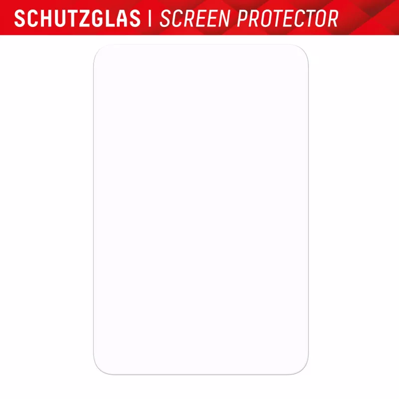Displex ekrāna aizsargstikls (9H) Apple iPad mini 8,3'' (6. gen./7. gen. 2024), Eco montāžas rāmis, skrāpējumiem izturīgs
