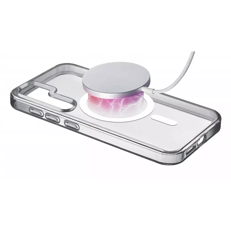Cellularline Gloss Mag caurspīdīgs magnētiskais vāciņš Samsung Galaxy S25