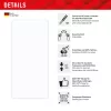 Displex Smart Glass (9H) Samsung Galaxy S25 Ultra, uzstādīšanas uzlīme, nesalaužams
