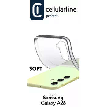 Caurspīdīgs vāciņš Cellularline SOFTGALA26T Samsung Galaxy A26