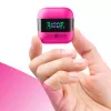 Music Sound SPARK TWS austiņas ar LED displeju, rozā