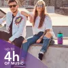 Mono portatīvais skaļrunis Music Sound vertikāls violets