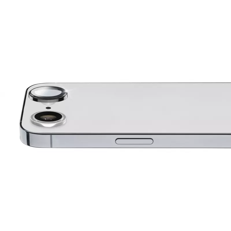 Cellularline CAMERARINGIPHSE4 iPhone 16e kameras objektīva aizsargaplis, caurspīdīgs