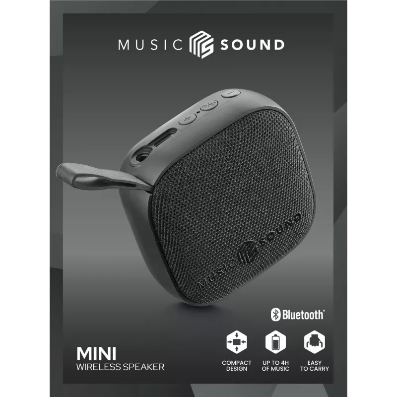Music Sound bezvadu skaļrunis Mini kompakts un krāsains 3 vatu Bluetooth skaļrunis
