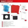 Displex Unbreakable Full Cover Smart Glass Apple Watch 9/8/7 (41mm), 2-Pack, Ultra-Plāns, Malas-Līdz-Malai, Eco Mount