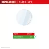 Displex 9H Stikls Galaxy Watch 7/6 (44mm), 2-Pack, Īpaši Plāns, Bezmalas, Prettraipu, Ražots Vācijā