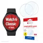 Displex 9H Stikls Galaxy Watch 6 Classic (47mm), 2 iepakojumā, īpaši plāns, bez rāmja, pretpirkstu nospiedumiem, ražots Vācijā