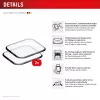 Displex Unbreakable Full Cover Smart Glass Apple Watch SE3/SE2/SE (40mm), 2-Pack, Ultra-Plāns, Mala-Malā, Eco Mount