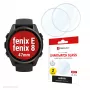 Aizsargstikls Compulocks Displex 9H Garmin fenix 8 / fenix E (47 mm) — 2 iepakojumā, īpaši plāns, bezmalu, pretpirkstu nospiedumiem