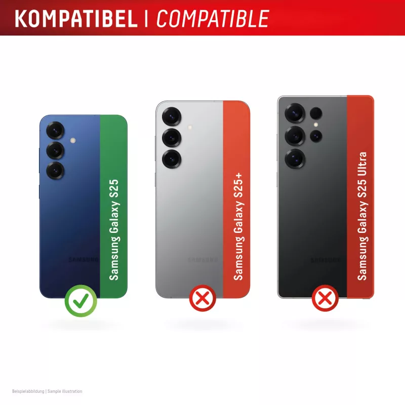Displex Full Cover Kameras Lēcu Stikls Samsung Galaxy S25, 10H, Pilna Kameras Aizsardzība, Ātrā Uzstādīšana, 2-Pack