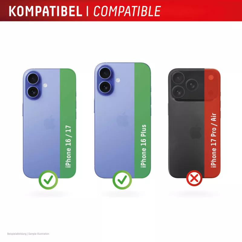 Displex Full Cover kameras objektīva stikls iPhone 16/16 Plus/17, 10H, pilna kameras aizsardzība, ātra uzstādīšana, 2 iepakojumā