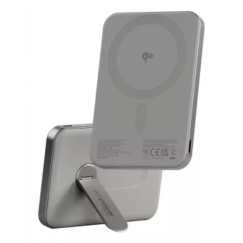 Power Bank PanzerGlass empower by empower Bank ar Spin Statīvu 5000mAh Titanijs