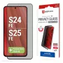 Displex Privātuma aizsargstikls (10H) Samsung Galaxy S25 FE/S24 FE, Eco montāžas rāmis, privātuma filtrs