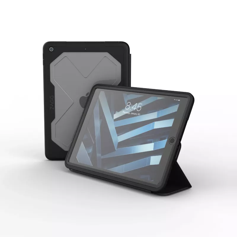 Folio Maciņš ZAGG Rugged Messenger Apple iPad 10.2 25,9 cm Charcoal