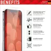 Displex ekrāna aizsargs (10H) + maciņš Apple iPhone 11, montāžas uzlīme, rūdīts stikls, pret skrāpējumiem
