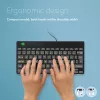 R-Go Tools ergonomiskā tastatūra R-Go Compact Break, kompakta tastatūra ar pārtraukuma programmatūru, AZERTY (FR), vadu, melna