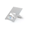 R-Go Tools Laptop statīvs R-Go Riser Flexible, regulējams salokāms klēpjdatora statīvs, ergonomisks, Hylite alumīnijs, sudraba