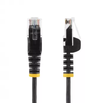 StarTech.com 1.5 m CAT6 vads – Plāns – Bezķēdes RJ45 savienotāji – Melns