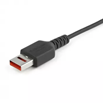 StarTech.com 3 pēdu (1m) Drošs Lādēšanas Kabelis – USB-A uz Micro USB Datu Bloķētājs, Tikai Lādēšanai