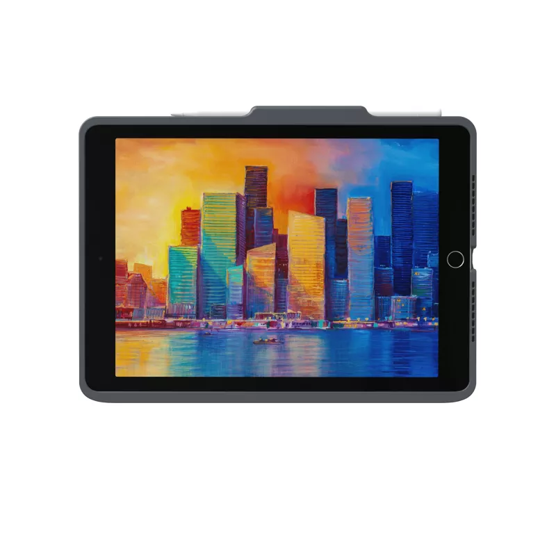 ZAGG Keyboard Pro Keys ar Trackpad — Apple iPad 10.2 — Melns/Pelēks — Vācu