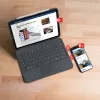 ZAGG Keyboard Pro Keys ar Trackpad — Apple iPad 10.2 — Melns/Pelēks — Vācu