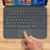 ZAGG Keyboard Pro Keys ar Trackpad — Apple iPad 10.2 — Melns/Pelēks — Vācu