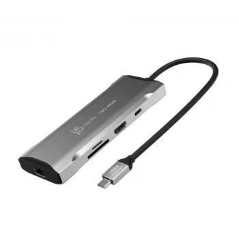 j5create JCD393 4K60 Elite USB-C 10Gbps Mini Dok, Space Grey