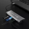 j5create JCD393 4K60 Elite USB-C 10Gbps Mini Dok, Space Grey