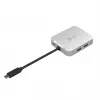 j5create JCD391 4K60 Elite USB-C® PD Daudzportu Pielāgotājs, Sudrabs