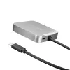 j5create JCD391 4K60 Elite USB-C® PD Daudzportu Pielāgotājs, Sudrabs