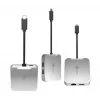 j5create JCD391 4K60 Elite USB-C® PD Daudzportu Pielāgotājs, Sudrabs