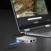 j5create JCD391 4K60 Elite USB-C® PD Daudzportu Pielāgotājs, Sudrabs