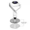 j5create JVCU360 360° Visapkārt esošā tīmekļa kamera, 1080p video uztveršanas izšķirtspēja, balta un melna