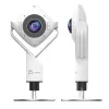 j5create JVCU360 360° Visapkārt esošā tīmekļa kamera, 1080p video uztveršanas izšķirtspēja, balta un melna
