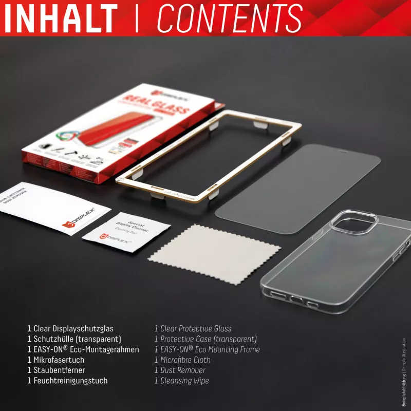 Displex ekrāna aizsargstikls Apple iPhone 14 Plus ar rāmi