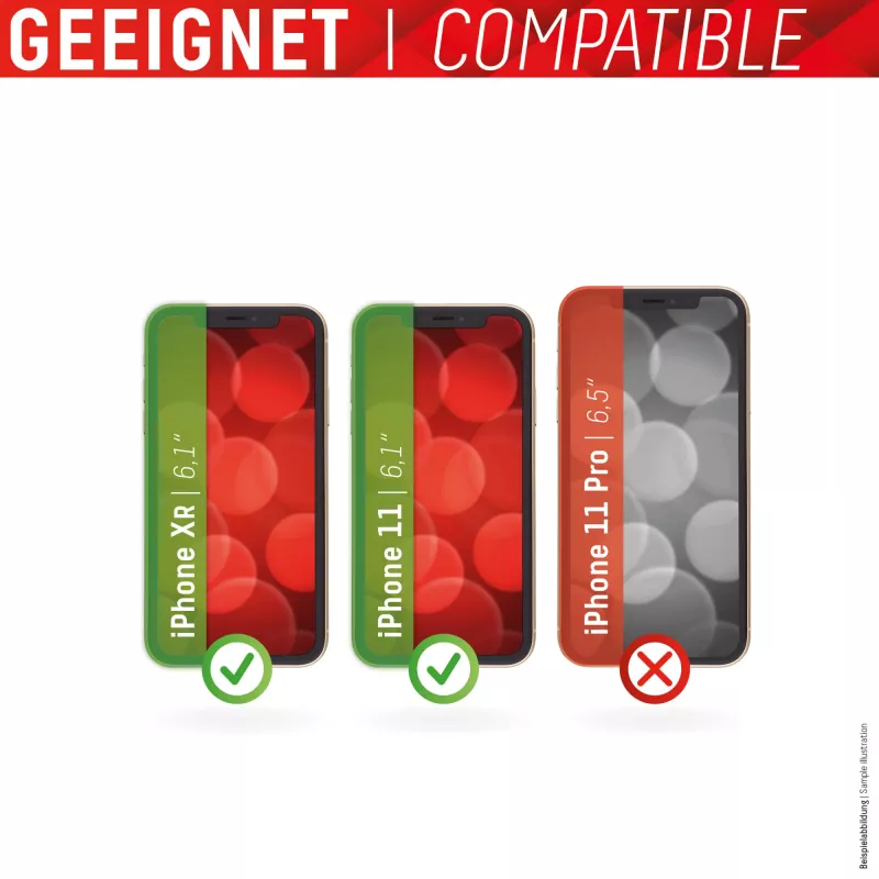 Displex Smart Glass (9H) Apple iPhone XR/11, montāžas uzlīme, nesalaužams, īpaši plāns, neredzams