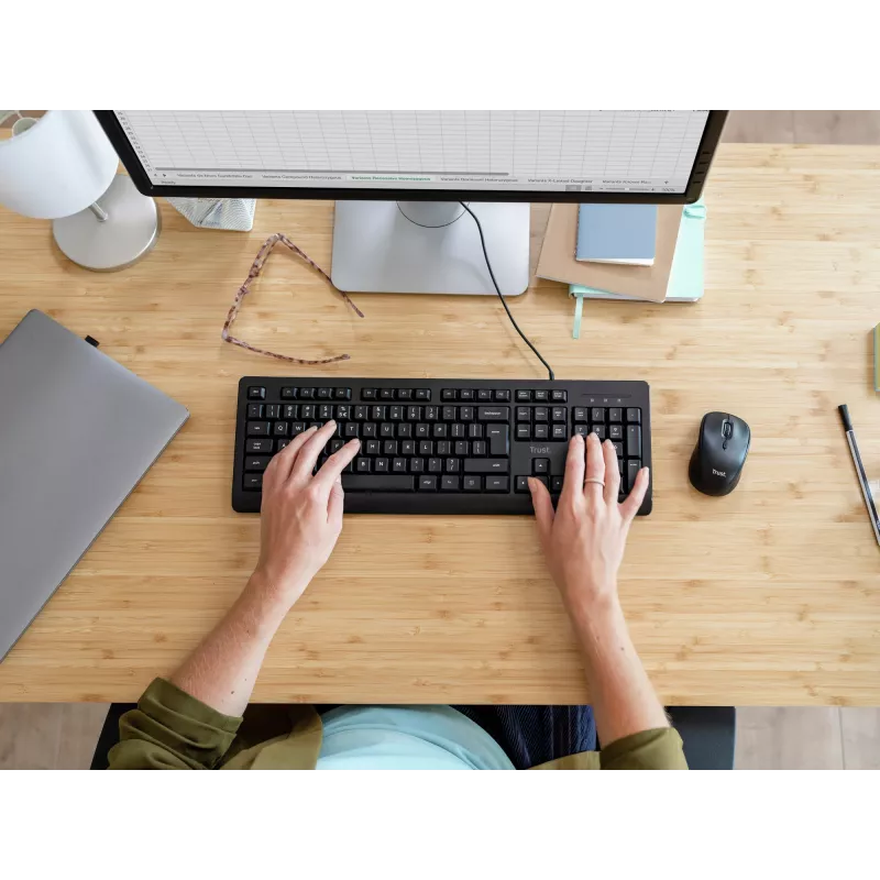 Trust TM-201 pele Office Labā roka Bezvadu RF Optiskā 1600 DPI