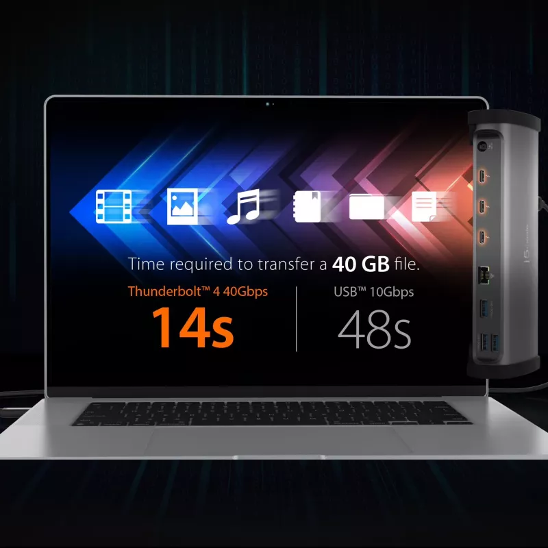 j5create JTD562 — 8K Thunderbolt™ 4 Dokošanas stacija — EU